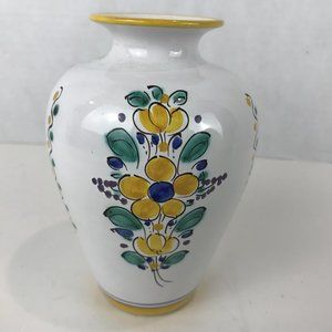 Small Floral ceramic art pottery vase